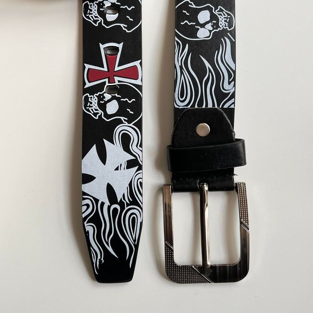 Unbranded Men's Silver Belt